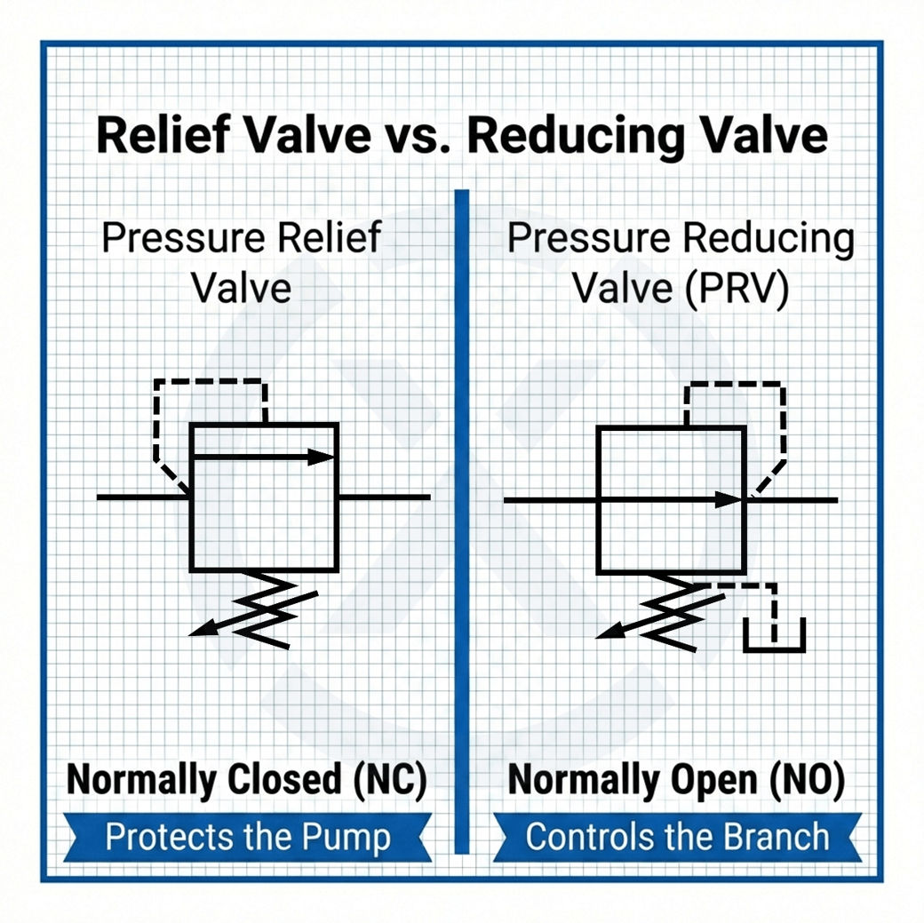 Read more about the article Reducing vs. Relief Valves: Millwright Hydraulic Exam Questions.